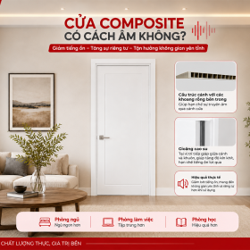 Cửa gỗ nhựa Composite có cách âm không?